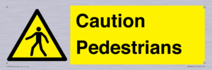 Caution Pedestrians